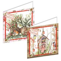 Janneke Brinkman kerstboxje VOGELS BIJ MAND – VOGELHUISJE