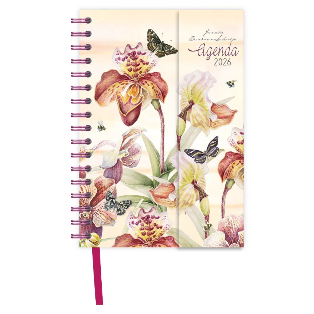 Janneke Brinkman spiraalagenda (luxe) Orchidee 2026