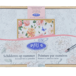 Janneke Brinkman schilderen op nummer Pioenroos