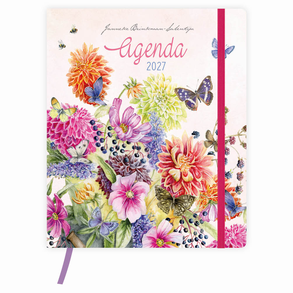 Janneke Brinkman Weekly Planner Dahlia 2027- formaat 16 x 21cm - Afbeelding 2