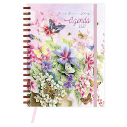 Janneke Brinkman bureau-agenda Hibiscus 2027 - formaat 18x23cm
